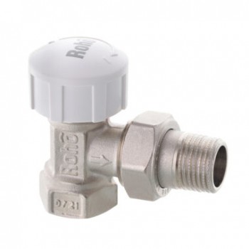 Roho R5150-050 - 1/2" (М30х1,5) Кран радіаторний термостатичний кутовий (24 шт/упак, 96 шт/ящ)