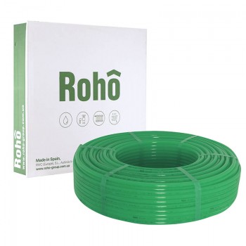 Roho R062-1620 PERT EVOH (GREEN-flex) 5-шарова 16x2.0 Труба з кисневим бар'єром (200 м/уп) Roho R062-1620 PERT EVOH (GREEN-flex) 5-шарова 16x2.0 Труба з кисневим бар'єром (200 м/уп)