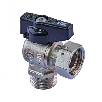 Roho R116-075B -3/4"х3/4" ВЗ Кран кульовий кутовий Н/Г, ручка "метелик" чорна(10 шт/упак,120 шт/ящ) Roho R116-075B -3/4"х3/4" ВЗ Кран кульовий кутовий Н/Г, ручка "метелик" чорна(10 шт/упак,120 шт/ящ)