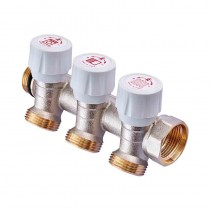 Roho R809-03 - 3/4"x3/4" EK Колектор з регулюючими вентилями на 3 вих. (30 шт/ящ) Roho R809-03 - 3/4"x3/4" EK Колектор з регулюючими вентилями на 3 вих. (30 шт/ящ)