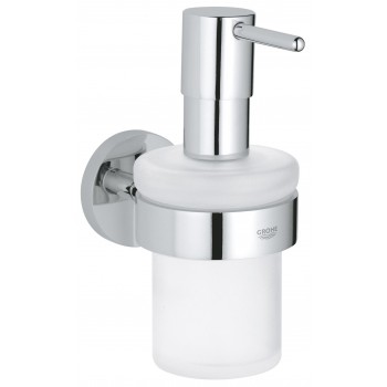 Grohe Essentials 40448001 дозатор рідкого мила з тримачем Grohe Essentials 40448001 дозатор рідкого мила з тримачем