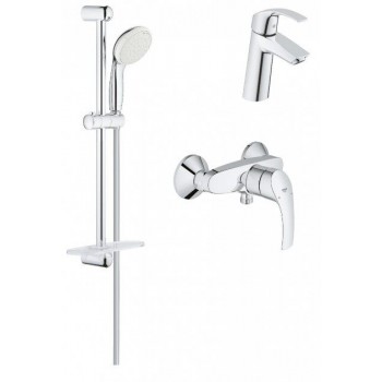 Grohe Eurosmart 123244M набір змішувачів для душу M-Size (23324001+33555002+27926001) Grohe Eurosmart 123244M набір змішувачів для душу M-Size (23324001+33555002+27926001)