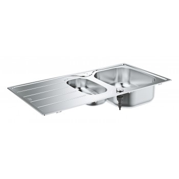 Grohe 31564SD1 Мийка для кухні 965 x 500 мм з ексцентриком, 2 чаші, матова