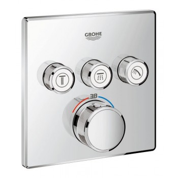 Grohe Grohtherm SmartControl 29126000 змішувач термостатичний вбудованого монтажу на 3 виходи