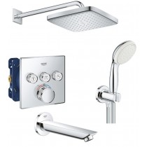 Grohe Grohtherm SmartControl UA26415SC2 Набір для комплектації ванни та душу з New Tempesta 250