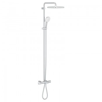 Grohe Tempesta System 250 Cube 26691001 Душова система настінного монтажу з термостатом для ванни Grohe Tempesta System 250 Cube 26691001 Душова система настінного монтажу з термостатом для ванни