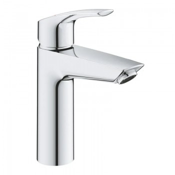 Grohe Eurosmart New 23923003 Одноважільний змішувач для раковини M-Size + натискний донний клапан Grohe Eurosmart New 23923003 Одноважільний змішувач для раковини M-Size + натискний донний клапан