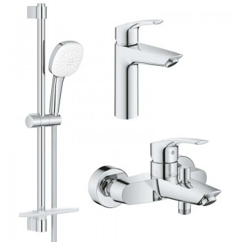 Grohe Eurosmart UA123246M3 Набiр змiшувачiв 3 в 1 для ванни