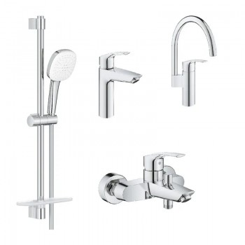 Grohe Eurosmart UA123248M3 Набiр змiшувачiв 4 в 1 для ванни та кухні
