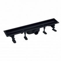 MIXXUS DRAIN-06-60 BLACK Душ.трап з пласт.осн. і накладк.із нерж.ст.SUS304 70x600мм(Чорний)(5 шт/ящ)