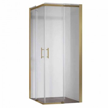 KOER SR SC03-90x90x200-TR-12 Душова кабіна без піддону проз.скло EASY CLEAN 6мм МАТ.ЗОЛОТО (1 шт/ящ) KOER SR SC03-90x90x200-TR-12 Душова кабіна без піддону проз.скло EASY CLEAN 6мм МАТ.ЗОЛОТО (1 шт/ящ)