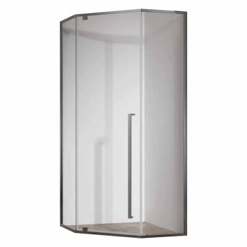 KOER SR SC06-90x90x200-TR-07 Душова кабіна без піддону прозоре скло EASY CLEAN 8мм ГРАФІТ KOER SR SC06-90x90x200-TR-07 Душова кабіна без піддону прозоре скло EASY CLEAN 8мм ГРАФІТ
