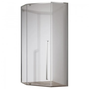 KOER SR SC06-90x90x200-TR-01 Душова кабіна без піддону прозоре скло EASY CLEAN 8мм ХРОМ (1 шт/ящ) KOER SR SC06-90x90x200-TR-01 Душова кабіна без піддону прозоре скло EASY CLEAN 8мм ХРОМ (1 шт/ящ)