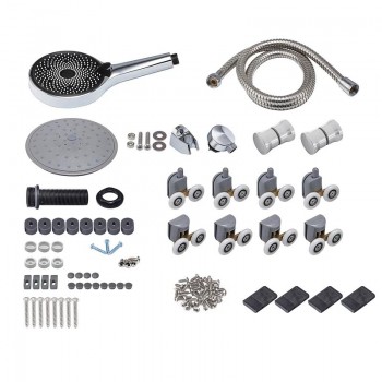 MIXXUS STRONG SCP01-SET CHROME Комплект фурнітури для душового боксу (1 шт/ящ) MIXXUS STRONG SCP01-SET CHROME Комплект фурнітури для душового боксу (1 шт/ящ)