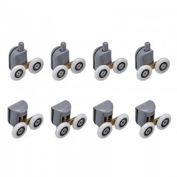MIXXUS ROLLERS SCP03-4x4 GRAPHITE Комплект роликів для каб.подвійн. 4 вер.+4 ниж.(сірий) (XXX шт/ящ)