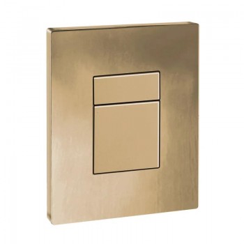 KOER KT-0607-12 Панель змиву 157x198x3mm пластикова, кнопка квадратна (колір МАТ.ЗОЛОТО) (10 шт/ящ) KOER KT-0607-12 Панель змиву 157x198x3mm пластикова, кнопка квадратна (колір МАТ.ЗОЛОТО) (10 шт/ящ)