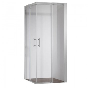 KOER SR SC03-90x90x200-TR-02 Душова кабіна без піддону прозоре скло EASY CLEAN 6мм SS COLOR (1шт/ящ) KOER SR SC03-90x90x200-TR-02 Душова кабіна без піддону прозоре скло EASY CLEAN 6мм SS COLOR (1шт/ящ)