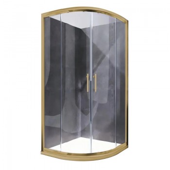 KOER SR SC04-90x90x195-TR-12 Душова кабіна без піддону проз. скло EASY CLEAN 5мм МАТ.ЗОЛОТО (1шт/ящ) KOER SR SC04-90x90x195-TR-12 Душова кабіна без піддону проз. скло EASY CLEAN 5мм МАТ.ЗОЛОТО (1шт/ящ)