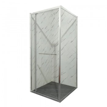 MIXXUS PREMIUM QUADRO SC01-90x90x195-TR CHROME Душова кабіна без піддону прозоре скло 6мм (1 шт/ящ) MIXXUS PREMIUM QUADRO SC01-90x90x195-TR CHROME Душова кабіна без піддону прозоре скло 6мм (1 шт/ящ)