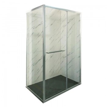 MIXXUS PREMIUM QUADRO SC01-120x80x195-TR CHROME Душова кабіна без піддону прозоре скло 6мм (1 шт/ящ) MIXXUS PREMIUM QUADRO SC01-120x80x195-TR CHROME Душова кабіна без піддону прозоре скло 6мм (1 шт/ящ)