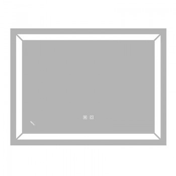 ZERIX KUBIX MR04-80x60-REVERSE Дзеркало з LED Touch, Anti-fog, димером, рег. яскр. (5 шт/ящ) ZERIX KUBIX MR04-80x60-REVERSE Дзеркало з LED Touch, Anti-fog, димером, рег. яскр. (5 шт/ящ)