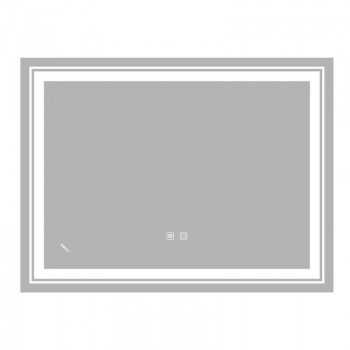 ZERIX ALIVE MR06-80x60-REVERSE Дзеркало з LED Touch, Anti-fog, димером, рег. яскр. (5 шт/ящ)