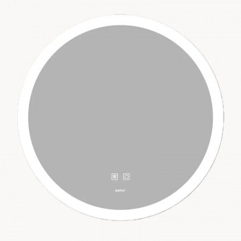 ZERIX SOLO MC02-80 Дзеркало з LED Touch, Anti-fog, димером, рег. яскр. (5 шт/ящ)