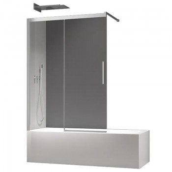 KOER SR BS06-120x150-TR-01 Шторки скляні на ванну розсувні прозоре скло EASY CLEAN 6мм ХРОМ (1шт/ящ) KOER SR BS06-120x150-TR-01 Шторки скляні на ванну розсувні прозоре скло EASY CLEAN 6мм ХРОМ (1шт/ящ)
