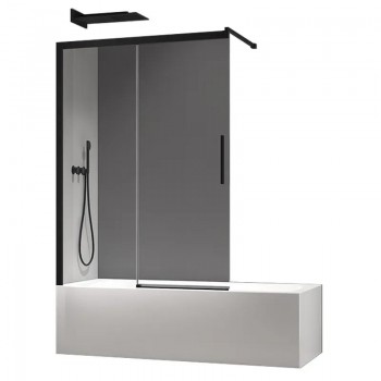 KOER SR BS06-120x150-TR-07 Шторки скляні на ванну розсувні проз. скло EASY CLEAN 6мм ГРАФІТ (1шт/ящ) KOER SR BS06-120x150-TR-07 Шторки скляні на ванну розсувні проз. скло EASY CLEAN 6мм ГРАФІТ (1шт/ящ)