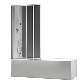 KOER SR BS07-80x140-TR-01 Шторки скляні на ванну складні прозоре скло 4мм ХРОМ (1 шт/ящ) KOER SR BS07-80x140-TR-01 Шторки скляні на ванну складні прозоре скло 4мм ХРОМ (1 шт/ящ)