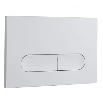 KOER KT-0608-03 Панель змиву 240x160x10mm пластикова, кнопка закруглена (колір БІЛИЙ) (10 шт/ящ) KOER KT-0608-03 Панель змиву 240x160x10mm пластикова, кнопка закруглена (колір БІЛИЙ) (10 шт/ящ)