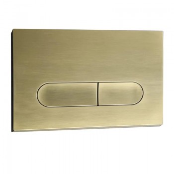 KOER KT-0608-12 Панель змиву 240x160x10mm пластик., кнопка закруглена (колір МАТ.ЗОЛОТО) (10шт/ящ) KOER KT-0608-12 Панель змиву 240x160x10mm пластик., кнопка закруглена (колір МАТ.ЗОЛОТО) (10шт/ящ)