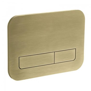 KOER KT-0609-12 Панель змиву 240x160x7mm пластикова, кнопка лінійна (колір МАТ.ЗОЛОТО) (10 шт/ящ) KOER KT-0609-12 Панель змиву 240x160x7mm пластикова, кнопка лінійна (колір МАТ.ЗОЛОТО) (10 шт/ящ)