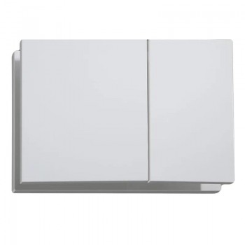 KOER KT-0610-03 Панель змиву 240x160x32mm пластикова, кнопка квадратна (колір БІЛИЙ) (10 шт/ящ) KOER KT-0610-03 Панель змиву 240x160x32mm пластикова, кнопка квадратна (колір БІЛИЙ) (10 шт/ящ)