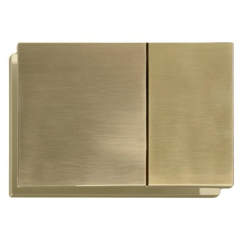 KOER KT-0610-12 Панель змиву 240x160x32mm пластик., кнопка квадратна (колір МАТ.ЗОЛОТО) (10шт/ящ) KOER KT-0610-12 Панель змиву 240x160x32mm пластик., кнопка квадратна (колір МАТ.ЗОЛОТО) (10шт/ящ)