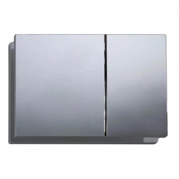 KOER KT-0610-01 Панель змиву 240x160x32mm пластикова, кнопка квадратна (колір ХРОМ) (10 шт/ящ) KOER KT-0610-01 Панель змиву 240x160x32mm пластикова, кнопка квадратна (колір ХРОМ) (10 шт/ящ)