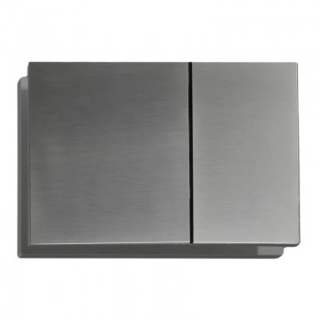 KOER KT-0610-07 Панель змиву 240x160x32mm пластикова, кнопка квадратна (колір ГРАФІТ) (10 шт/ящ) KOER KT-0610-07 Панель змиву 240x160x32mm пластикова, кнопка квадратна (колір ГРАФІТ) (10 шт/ящ)