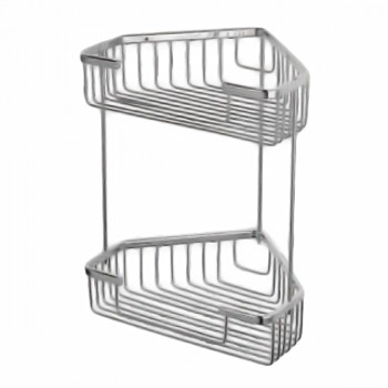 ZERIX LR335-1 Полиця кутова 2-ярусна (решітка) 250x250мм (20 шт/ящ) ZERIX LR335-1 Полиця кутова 2-ярусна (решітка) 250x250мм (20 шт/ящ)