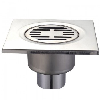 CHAMPION DRAIN-03-15x15-180 Душовий трап з нержавіючої сталі 150x150мм, прямий відвід (36 шт/ящ) CHAMPION DRAIN-03-15x15-180 Душовий трап з нержавіючої сталі 150x150мм, прямий відвід (36 шт/ящ)