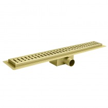 KOER FD35-70x600-BRUSHED GOLD Душовий трап з нерж. ст. SUS304 70x600мм (Кол.мат.золото) (5 шт/ящ)
