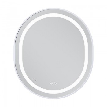 MIXXUS PREMIUM ELLIPSE MV05-80x70-REVERSE WHITE Дзеркало (LED Touch, Anti-fog, димер(3-6kK))(5шт/ящ)
