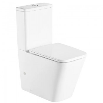 MIXXUS PREMIUM QUADRO-0401-T1 (компл.в 2 ящ) Унітаз-компакт 610х365х825mm, система змиву TORNADO 1.0