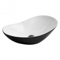 MIXXUS PREMIUM WAVE-0105 WHITE-BLACK Раковина накладна 620х360х160mm (1 шт/ящ) MIXXUS PREMIUM WAVE-0105 WHITE-BLACK Раковина накладна 620х360х160mm (1 шт/ящ)