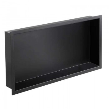 MIXXUS PREMIUM NICHE-0102 BLACK Ніша/полиця для ванної кімнати із н.ст. SUS304 (кол.чорний)(1 шт/ящ) MIXXUS PREMIUM NICHE-0102 BLACK Ніша/полиця для ванної кімнати із н.ст. SUS304 (кол.чорний)(1 шт/ящ)