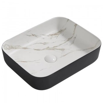 MIXXUS PREMIUM DIVERSE-0110 MARBLE-BLACK Раковина накладна 500х390х130mm (1 шт/ящ) MIXXUS PREMIUM DIVERSE-0110 MARBLE-BLACK Раковина накладна 500х390х130mm (1 шт/ящ)