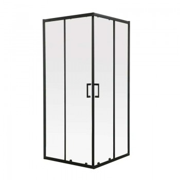 MIXXUS PREMIUM DIVERSE SC02-90x90x195-TR BLACK Душова кабіна без піддону прозоре скло 5мм (1 шт/ящ) MIXXUS PREMIUM DIVERSE SC02-90x90x195-TR BLACK Душова кабіна без піддону прозоре скло 5мм (1 шт/ящ)