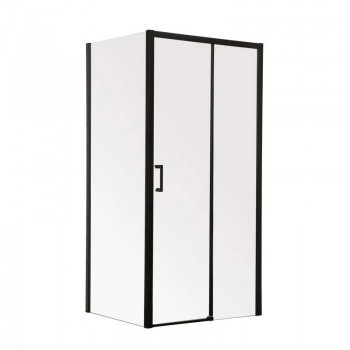 MIXXUS PREMIUM DIVERSE SC03-100x80x195-TR BLACK Душова кабіна без піддону прозоре скло 6мм (1 шт/ящ) MIXXUS PREMIUM DIVERSE SC03-100x80x195-TR BLACK Душова кабіна без піддону прозоре скло 6мм (1 шт/ящ)