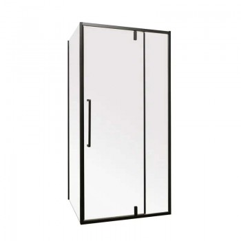 MIXXUS PREMIUM BEVEL SC01-100x80x195-TR BLACK Душова кабіна без піддону прозоре скло 6мм (1 шт/ящ) MIXXUS PREMIUM BEVEL SC01-100x80x195-TR BLACK Душова кабіна без піддону прозоре скло 6мм (1 шт/ящ)