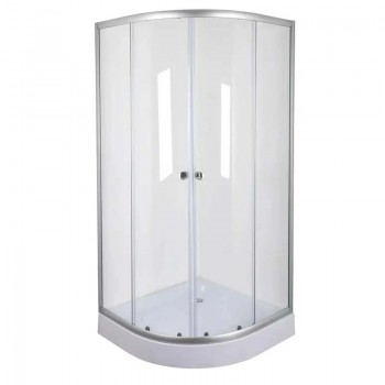 MIXXUS PLAIN SC01-90x90x185-TR CHROME Душова кабіна без піддону прозоре скло 4мм (1 шт/ящ) MIXXUS PLAIN SC01-90x90x185-TR CHROME Душова кабіна без піддону прозоре скло 4мм (1 шт/ящ)