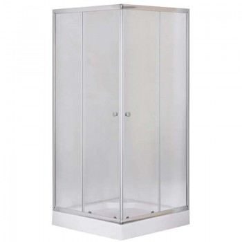 MIXXUS CUBIC SCT01-90x90x195-FB CHROME (в 2 ящ) Душова кабіна з низьким піддоном матове скло 4мм MIXXUS CUBIC SCT01-90x90x195-FB CHROME (в 2 ящ) Душова кабіна з низьким піддоном матове скло 4мм